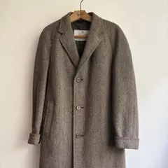 50s60s アクアスキュータム ヘリンボーン ツイードコート　英国製　美品のサムネイル