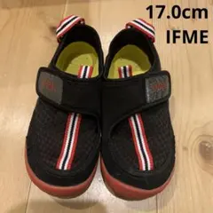 ウォーターサンダル17.0cm IFME黒×赤