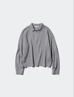 ユニクロスムースコットンリラックスポロセーター