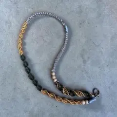 マクラメ編み スマホショルダーストラップ