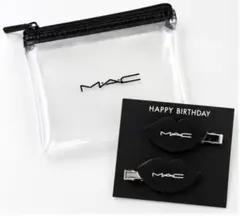 M·A·C ポーチ ヘアクリップセット ノベルティ バースデーギフト