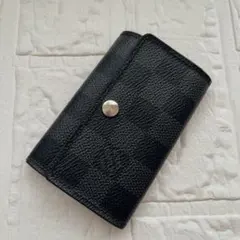 美品Louis Vuitton ルイヴィトン ダミエグラフィット 6 キーケース