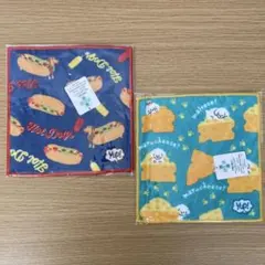 わんこ　ヤップ　豆タオル　ホットドッグ　マルチーズ　　ミニタオルのサムネイル