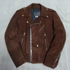 【スエード】ダブルライダース（３６）BRANDED GARMENTS