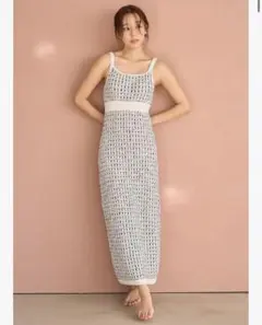 スナイデルホーム SNIDEL HOME ツイードワンピース　ブラック