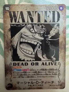 マーシャル・D・ティーチ 手配書 SP OP09-093 新たなる皇帝 黒ひげ