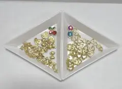 ネイルパーツ ゴールド 約50個