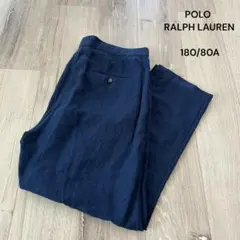 【美品】ポロラルフローレン リネン スラックス 紺 ノータック 180/80Aのサムネイル