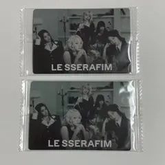 LE SSERAFIM ツインウエハース シール ステッカー 集合