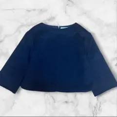 SLOBE IENA スローブイエナ ネイビー　長袖プルオーバー　Lサイズ