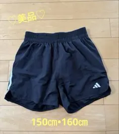 ♡美品♡アディダス　AEROREADY ショートパンツ　160㎝　3本ライン