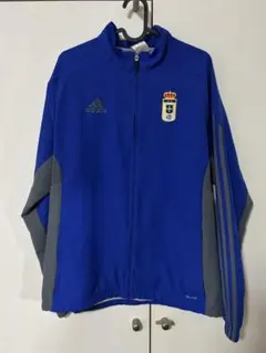 adidas サッカーウェア M 青