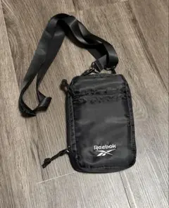 Reebok リーボック スマホショルダー ミニポーチ 黒