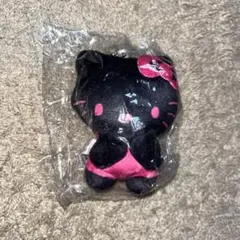 ハローキティ ぬいぐるみボールチェーン2 ピンク＆ブラック - メルカリ