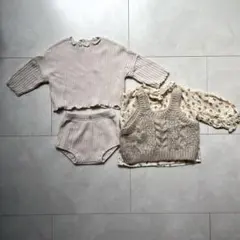 韓国子供服　4点まとめ売り　女の子　80   秋冬