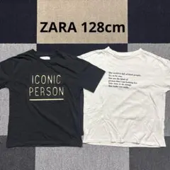 ZARA Tシャツ 2枚セット 128cm ①のサムネイル