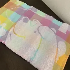 【新品】非売品 プーさん タオル カラフル チェック柄 まとめ売り 可能です