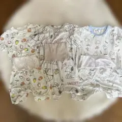 夏　パジャマ　80cm 半袖　まとめ　セット売り　ミッフィー　スヌーピー　腹巻き