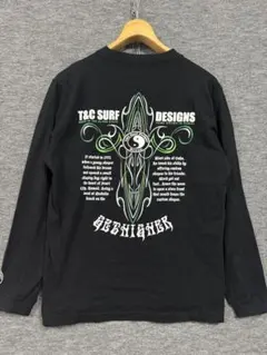 Town&Country タウカン 90's ロンt ビッグプリント 黒 Mのサムネイル