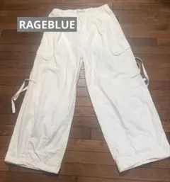 RAEBLUE DENIM MILITARY ワイドカーゴパンツ ホワイト　Mのサムネイル