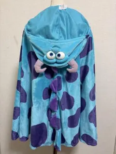 ディズニー　モンスターズインク　サリー　ポンチョ　大人用