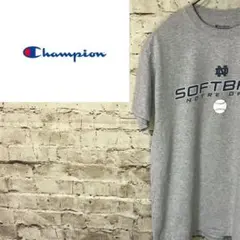 ☆【値下げしました】☆ チャンピオン　Tシャツ　刺繍ロゴ　人気のグレー