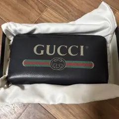 GUCCI ブラックレザー 長財布