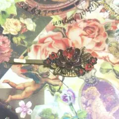 sale ミハエルネグリン 塗り薔薇 レッド系 赤茶