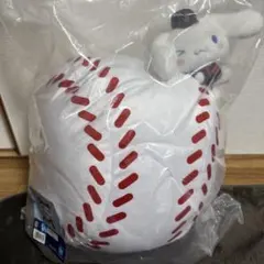 【新品未開封】一番くじWBC×サンリオ　マスコット付きクッション　シナモロール