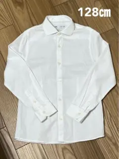ZARA 長袖シャツ 白 128cm