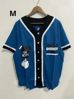 WDW ディズニー ミッキ ベースボールシャツ 男女兼用