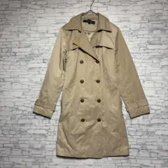 COLE HAAN ベージュ ダブルブレスト トレンチコート Sサイズ　アウター