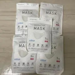 ⭐︎新品未開封 エアリズムマスク ちいさめ（M）4袋　ふつう（L）1袋