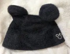 東京ディズニーリゾート ミッキー耳帽子 黒