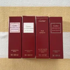 Cartier 香水サンプル 4本セットのサムネイル
