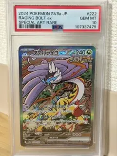 【PSA10】タケルライコex テラスタルフェスex SAR ポケモンカード