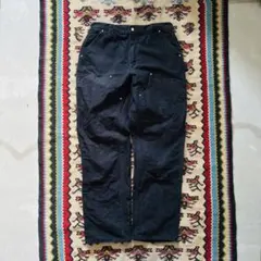 Carharttカーハート ダブルニー ペインターパンツusa製 ブラックW36