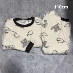 ❺. はらぺこあおむし フリース パジャマ 110cm