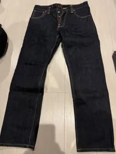 Nude Jeans ダークブルー ストレートジーンズ