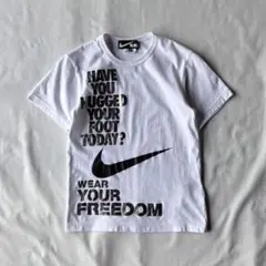 2026ss BLACK CDG×NIKE message print TEEのサムネイル