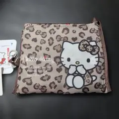 ハローキティ　しまむら　エコバッグ　ヒョウ柄