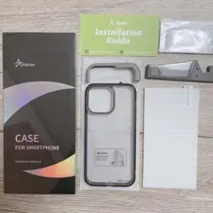 iPhone14 pro Max フィルム付きケース 全面保護セット