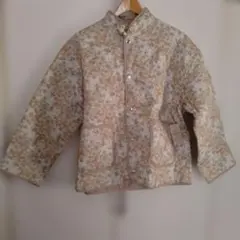 花柄キルティングジャケット