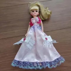リカちゃん 人形 本体 ピンクドレス