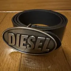 DIESEL ブラックベルト CM 85 オリジナルポーチ付き - メルカリ