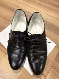 Adam et Rope レディース レースアップシューズ ブラックのサムネイル