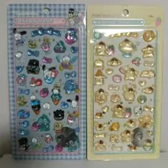 C*2様 サンリオボンボンドロップシール はぴだんぶい、ポムポムプリン