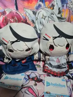 【メルカリ市中限定値引き】ホロライブ パペットぬいぐるみ 沙花叉クロヱ2体セット