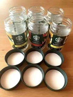 スタバの空瓶6点・インスタントコーヒー（スターバックスカフェモーメント）