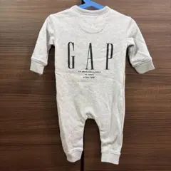 GAP グレー ロンパース 6-12ヶ月